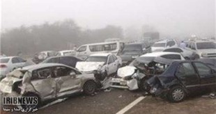 تصادف زنجیره ای در آزاد راه رشت - قزوین تصادف زنجیره ای در آزاد راه رشت - قزوین