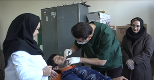 ویزیت رایگان بیماران گلوگاهی