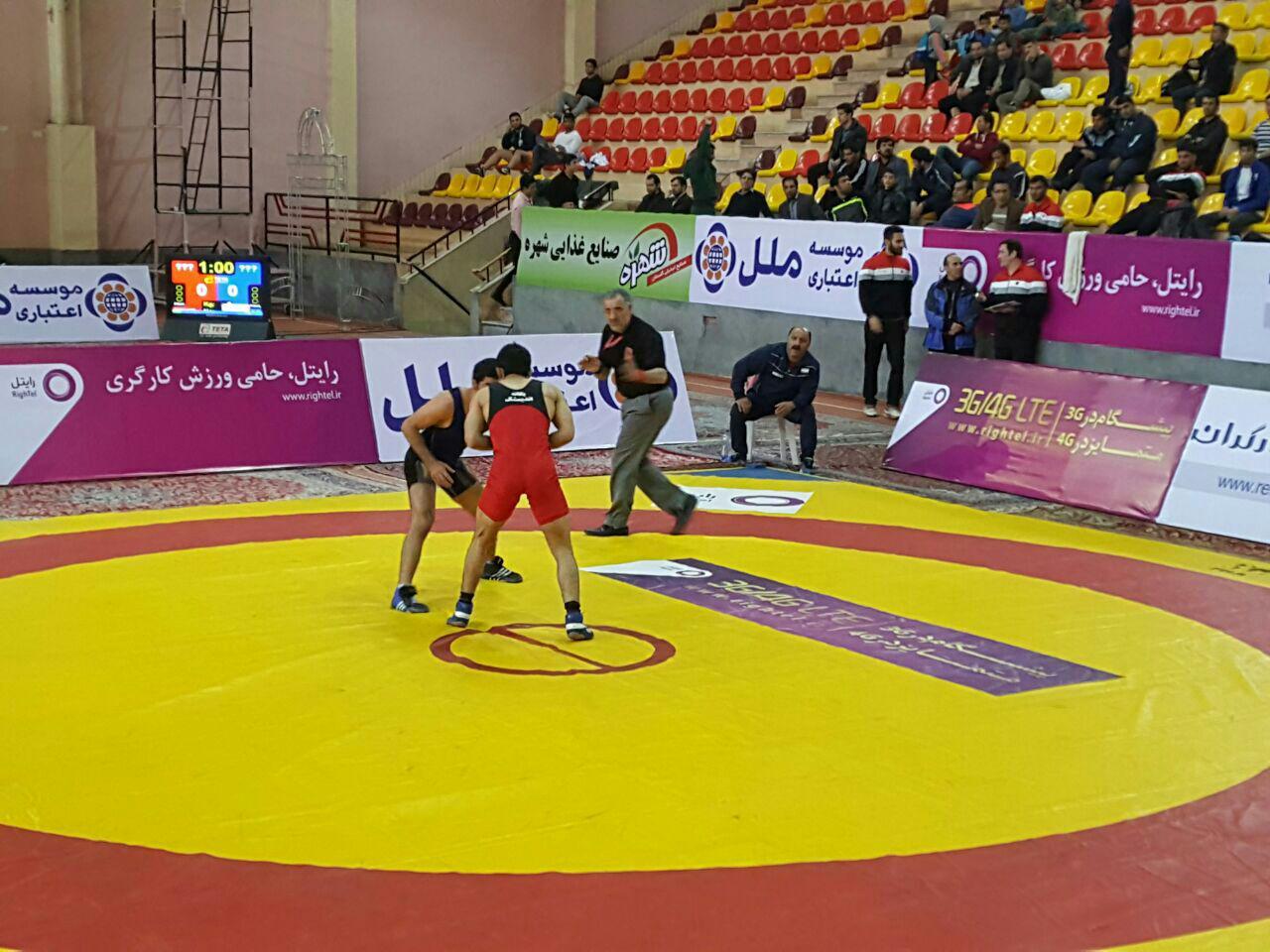 نایب قهرمانی کشتی گیر کرمانی