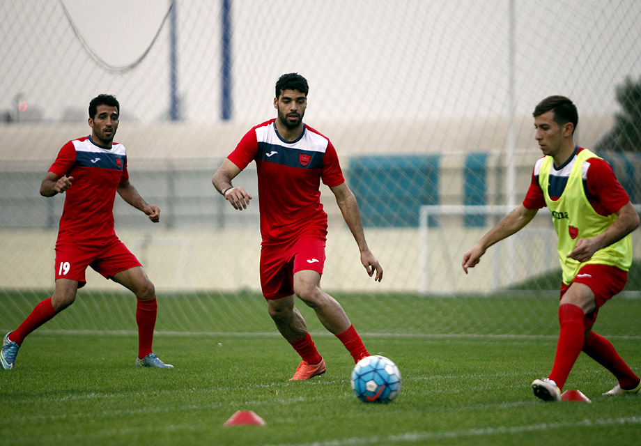 پرسپولیس در دبی پشت درهای بسته تمرین کرد پرسپولیس در دبی پشت درهای بسته تمرین کرد