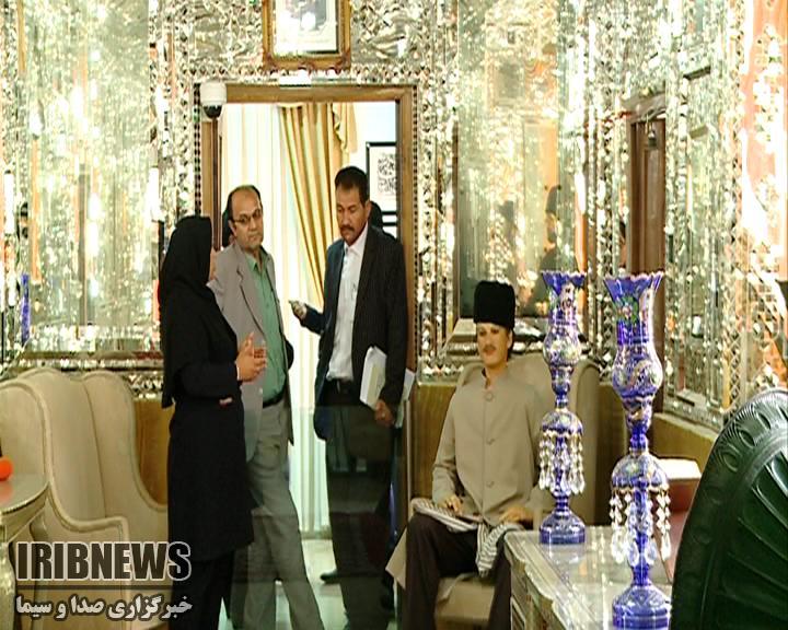 بازدید گردشگران ایتالیایی از آیینه خانه مفخم بجنورد