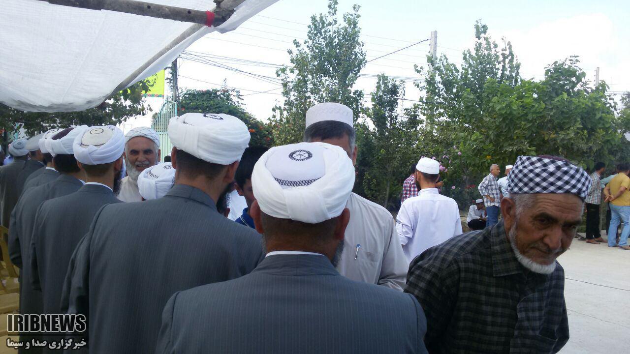 عمامه گذاری 13 طلبه اهل سنت در بندرترکمن