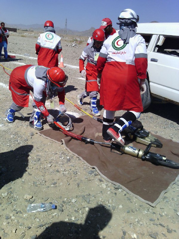 مسابقات امداد ونجات ویژه  خواهران امداد گرسیستان و بلوچستان