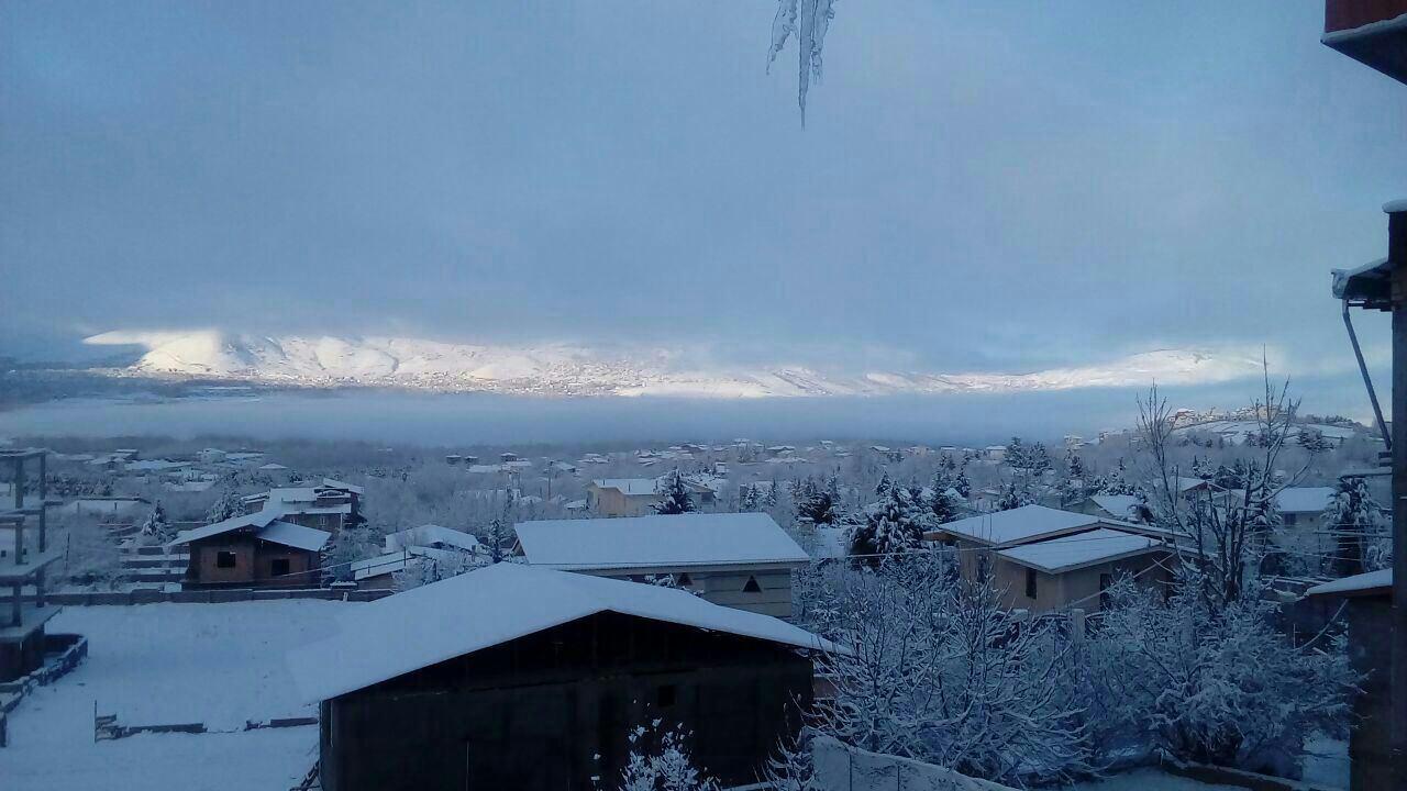 برف در کلاردشت و گلوگاه برف در کلاردشت و گلوگاه