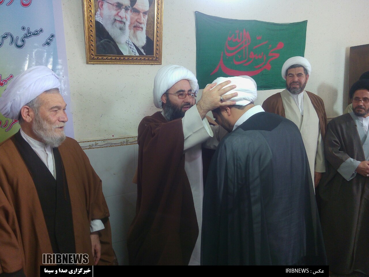 عمامه گذاری روحانیان در ملکان و هشترود