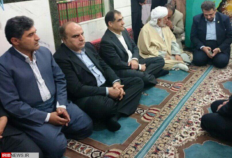 ورود وزیر بهداشت به شهرستان روانسر