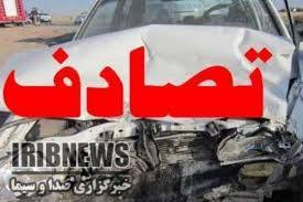 تصادف کامیون با وانت در محور ایرانشهر-بم