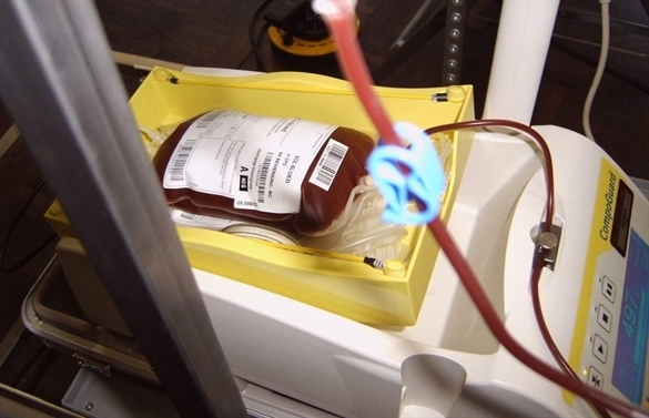 استقرار پایگاه انتقال خون در کلینیک امام علی (ع)