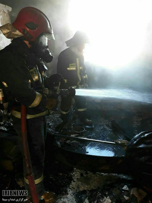 سوختگی شدید یک زوج در آتش سوزی منزل مسکونی + عکس