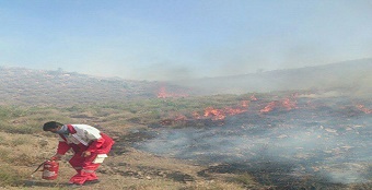 اتش سهل انگاری به جان مراتع در بافت اتش سهل انگاری به جان مراتع در بافت