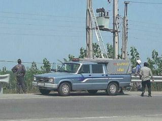 برق گرفتگی یک مامور اداره برق در صومعه سرا