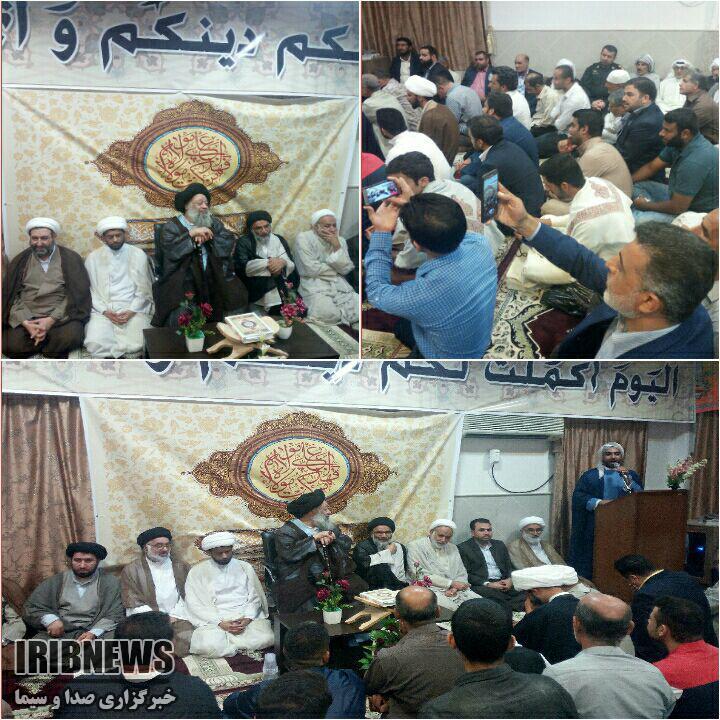 مراسم عمامه گذاری طلاب خرمشهری +فیلم