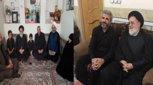 دیدار معاون رییس جمهور با سه خانواده شهید نجف آبادی