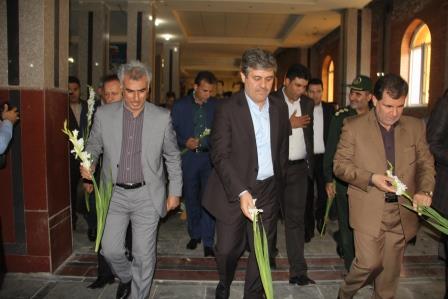 تجدید میثاق استاندار با شهدای گچساران