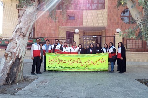 اهداء خونِ جوانان هلال احمر بم