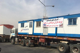 ارسال 20 کانکس به مناطق زلزله‌زده کرمانشاه