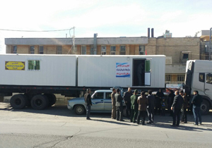 ارسال محموله اهدایی کارکنان بهداشت به مناطق زلزله‎زده کرمانشاه