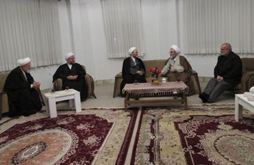 دیدار مسئول نمایندگی ولی فقیه در سازمان بسیج مستضعفین با آیت الله فلاحتی