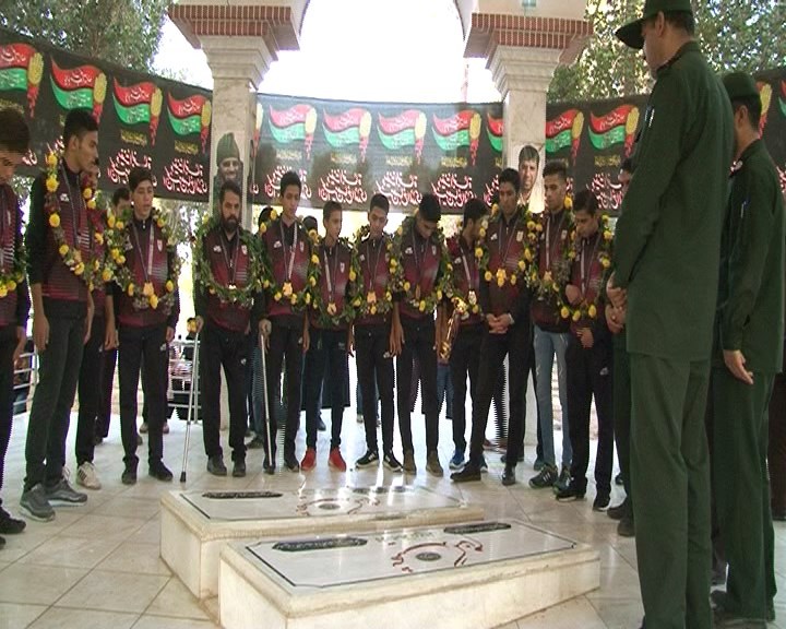 استقبال از قهرمانان کبدی در دولت آباد