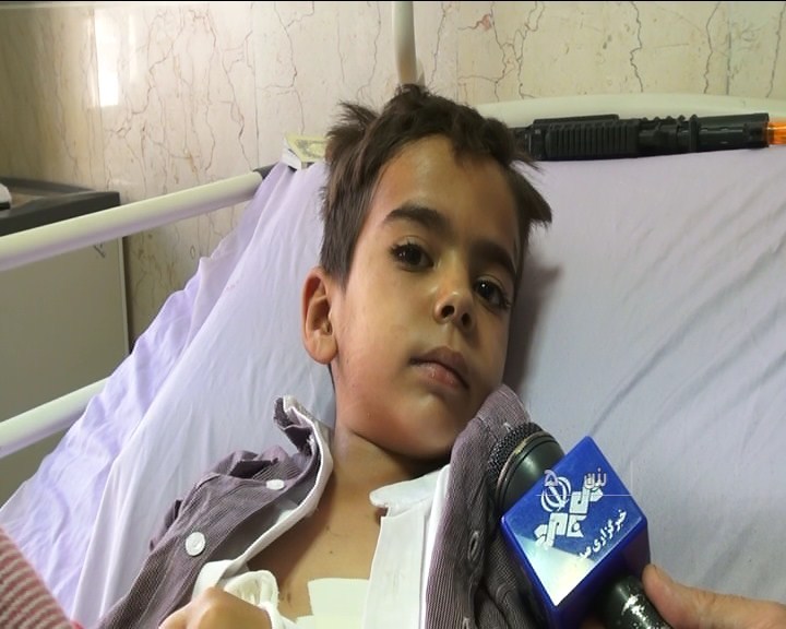 حال دانش آموز زیر دیوارمانده خوب است