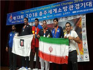 کسب دو مدال جهانی توسط آتش نشانان نيشابوری