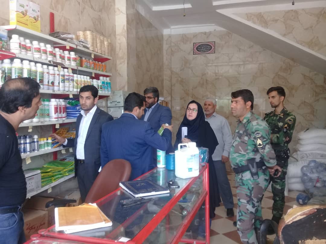 پلمپ ۷فروشگاه متخلف در عنبرآباد