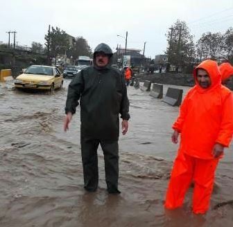 قطعی گاز و رانش زمین در تالش
