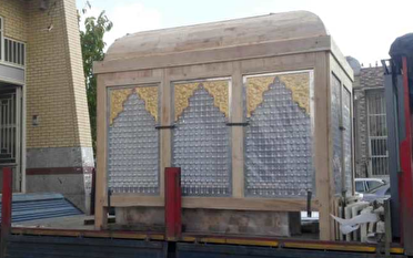 ورود ضریح جدید حرم مطهر حضرت دانیال نبی (ع) به شوش 