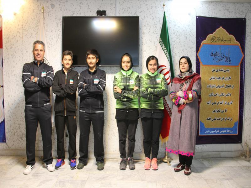 تنیسورهای نوجوان راهی اردن شدند