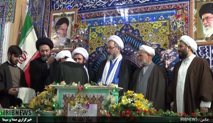 عمامه گذاری طلاب حوزه علمیه شهرستان گرمی