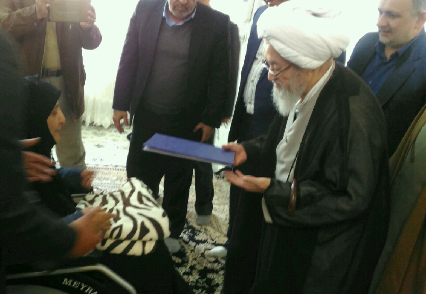 دیدار نماینده ولی فقیه در استان مازندران با جانبازان