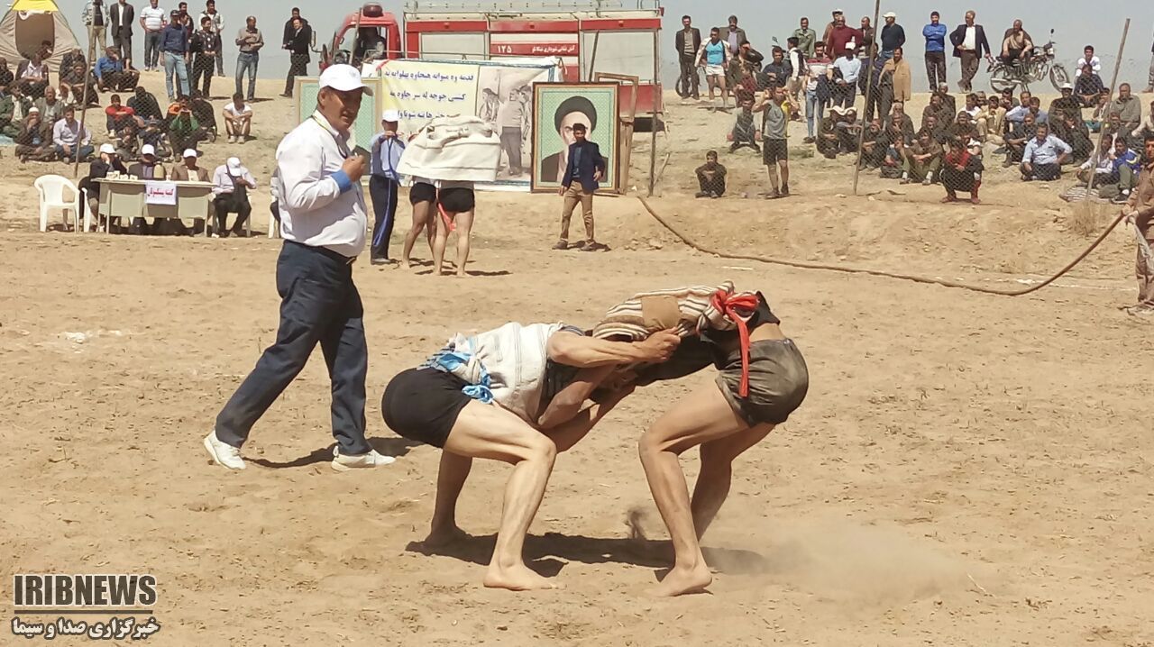 نتایج مسابقات کشتی با چوخه کشک آباد و گرمه
