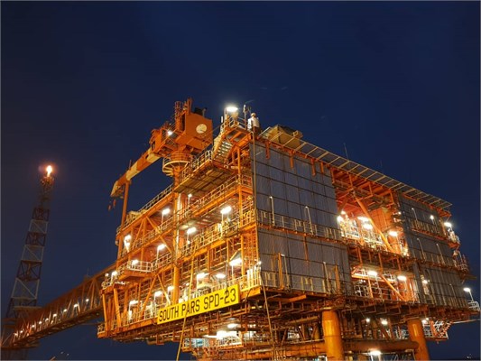 بهره‌برداری از سومین سکوی فاز‌های ۲۲ تا ۲۴ پارس جنوبی