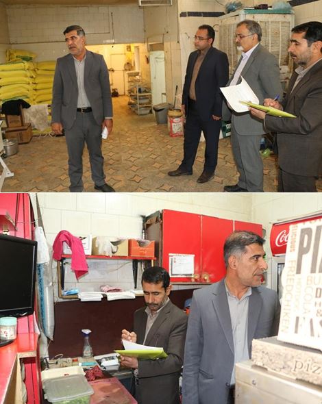 بازدید اداره تعزیرات حکومتی از مراکز تهیه و توزیع مواد غذایی مرودشت