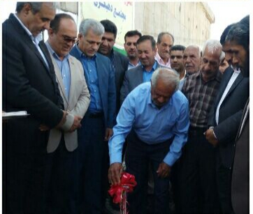 افتتاح دوطرح خدماتی در دهبکری بم افتتاح دوطرح خدماتی در دهبکری بم