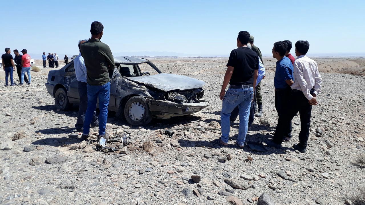یک کشته در اثر واژگونی پژو در خوروبیابانک