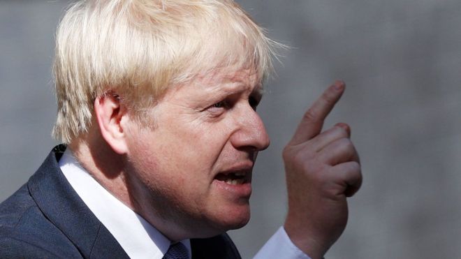 تهدید جانسون علیه مخالفان هم حزبی تهدید جانسون علیه مخالفان هم حزبی