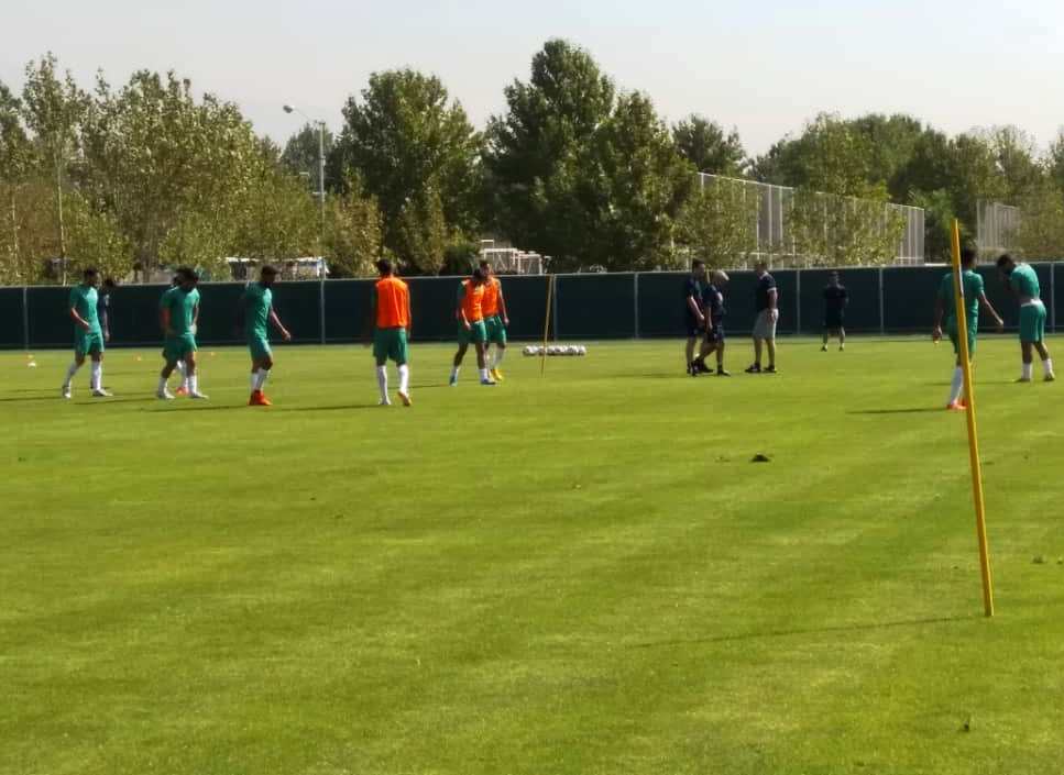برگزاری آخرین تمرین تیم ملی فوتبال