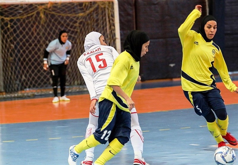 تساوی تیم فوتسال بانوان خراسان رضوی مقابل نامی نو اصفهان