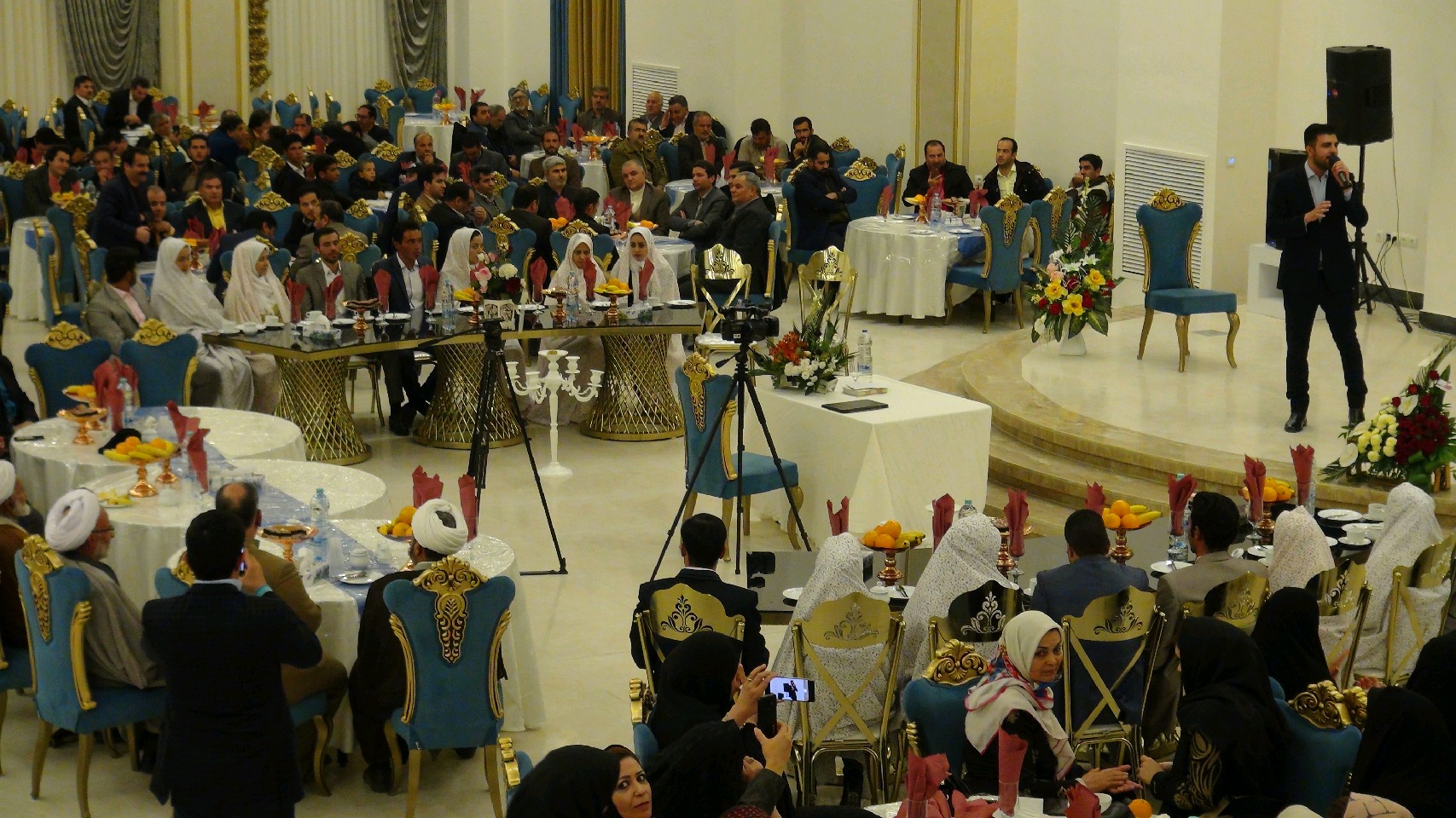 برگزار مراسم عروسی 10 زوج جوان در تربت حیدریه