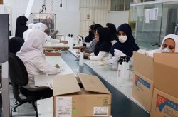 توزیع رایگان ۲۰ هزار بسته محلول ضدعفونی کننده در کیش