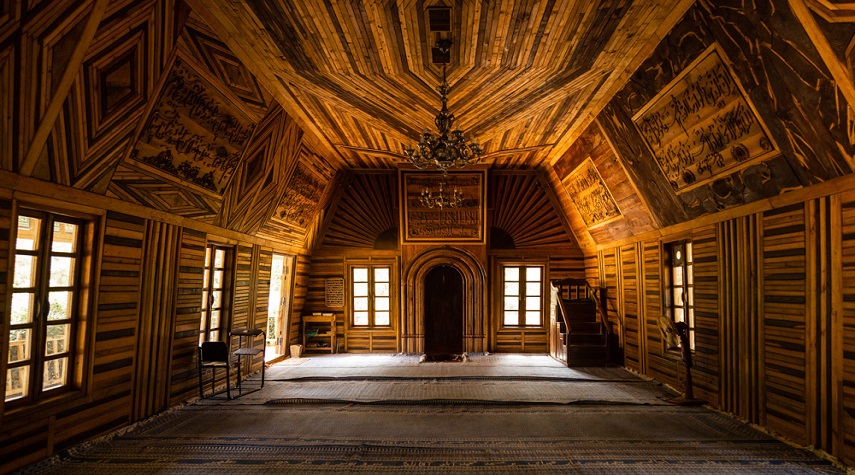 اولین مسجد چوبی جهان در دیار خراسان