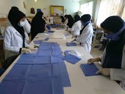 فعال بودن هفت کارگاه تولید ماسک در هنرستانهای سبزوار فعال بودن هفت کارگاه تولید ماسک در هنرستانهای سبزوار