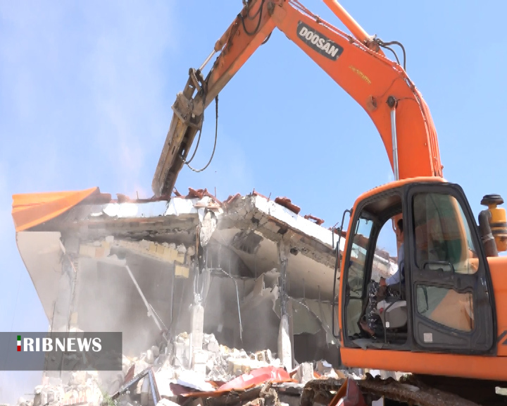 تخریب ۱۲ ویلا‌ی غیرمجاز در 