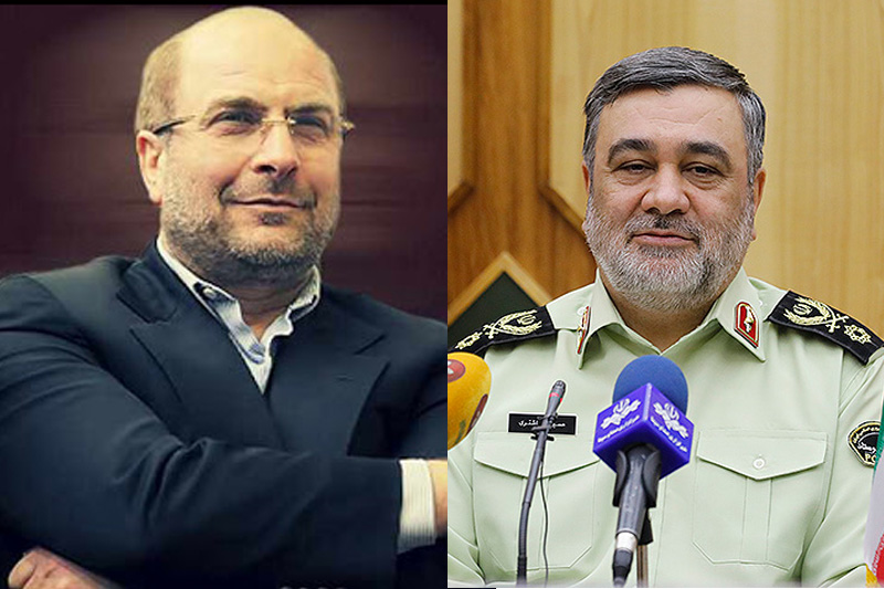 پیام تبریک فرمانده ناجا به محمدباقر قالیباف