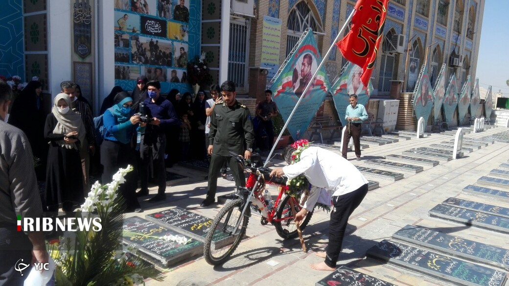 رکاب زنی13 روزه به عشق سردار دلها رکاب زنی13 روزه به عشق سردار دلها