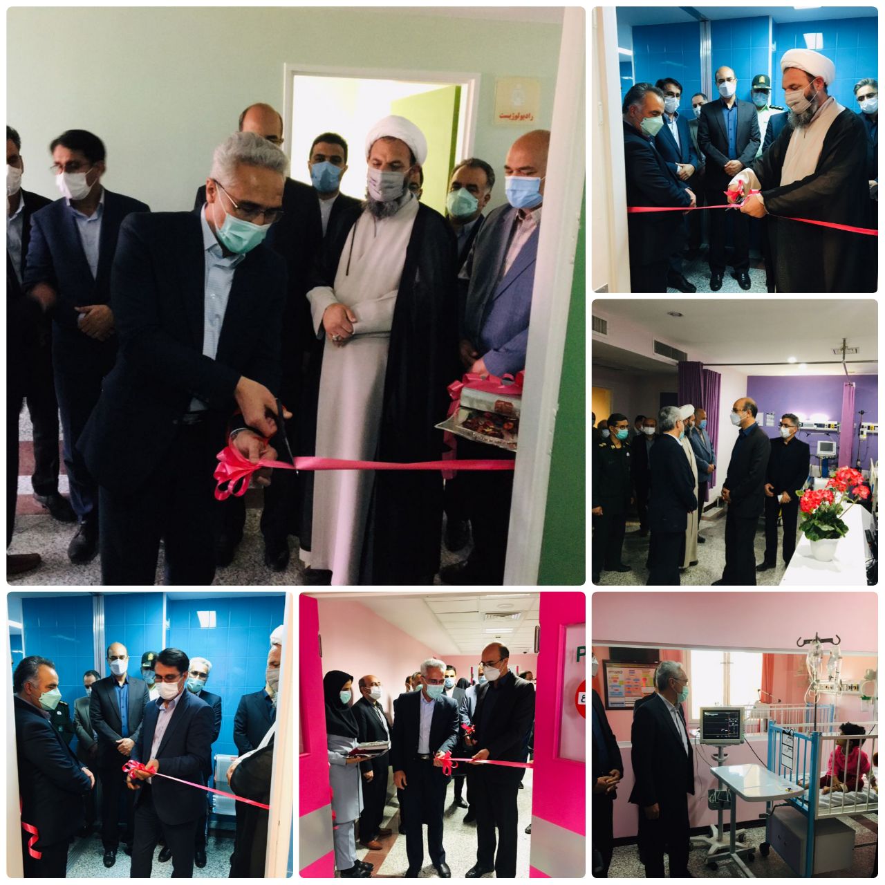 افتتاح ۹ پروژه ساختمانی و تجهیزاتی شبکه بهداشت و درمان فردوس