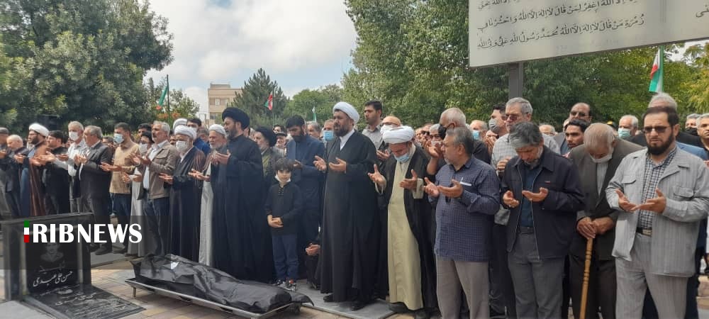 تشییع حاج سید ظاهر عابدیان خیر نامی اردبیل