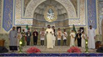 آیین سنتی هل هلالک یارمضان، در حرم رضوی برگزار شد