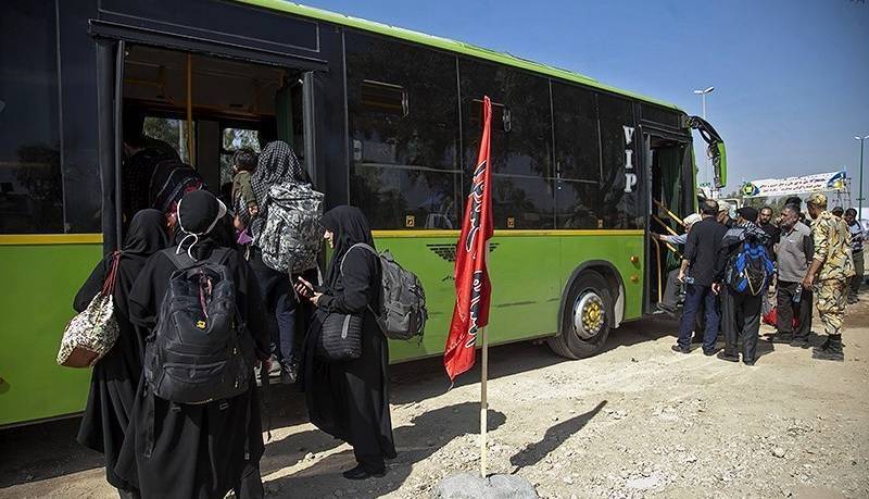 مشارکت شهرداری اهواز در جابجایی زائران اربعین حسینی مشارکت شهرداری اهواز در جابجایی زائران اربعین حسینی
